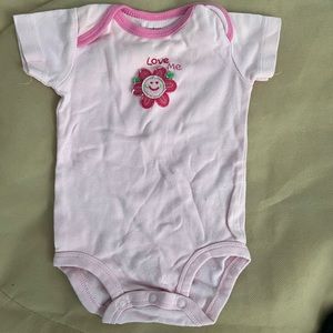 Carter pink onesie